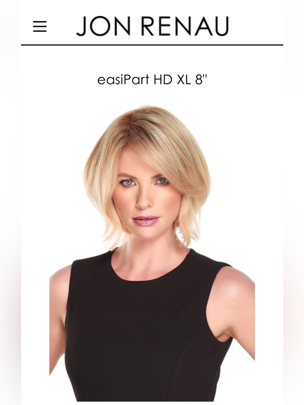 Jon Renau Topper- easiPart HD 8” XL
Color: 22MB - Poppy Seed